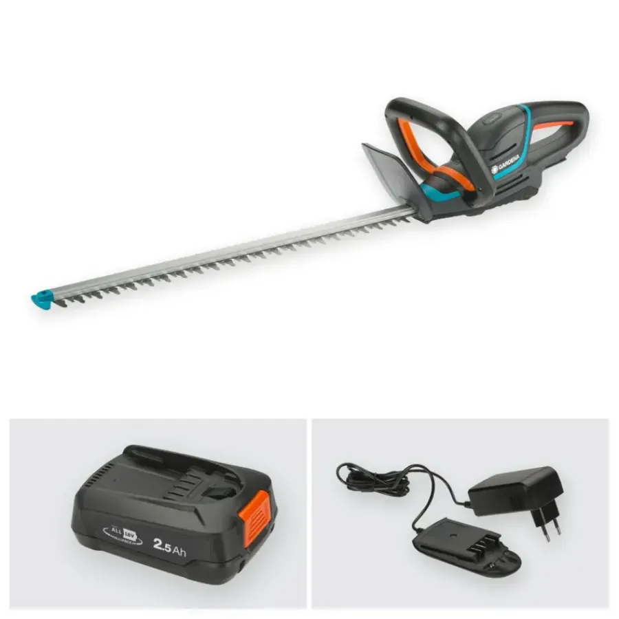 Heggenscharen > Gardena 18V heggenschaar ComfortCut 60 cm incl. accu + lader