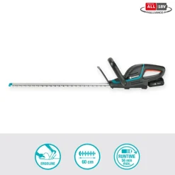 Heggenscharen > Gardena 18V heggenschaar ComfortCut 60 cm incl. accu + lader