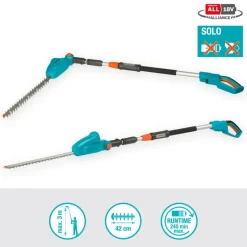 Heggenscharen > Gardena 18V heggenschaar telescopisch THS 42cm (zonder accu)