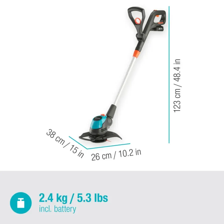Grastrimmers > Gardena 18V trimmer EasyCut 23cm incl. accu + lader