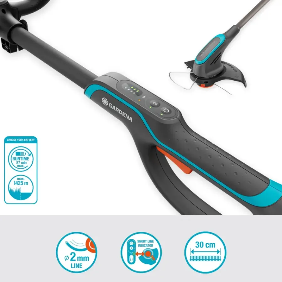Grastrimmers > Gardena 18V trimmer PowerTrim 30 cm (zonder accu)
