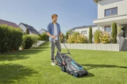 Grasmaaiers > Gardena 2x18V grasmaaier Powermax P4A 37cm incl. twee 4.0Ah accu's + lader