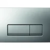 Geberit Delta 50 bedieningspaneel mat chroom voor inbouwreservoir Duofix