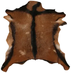 Geitenvacht Vloerkleed Bruin Gemeleerd 20 mm 70x50 cm