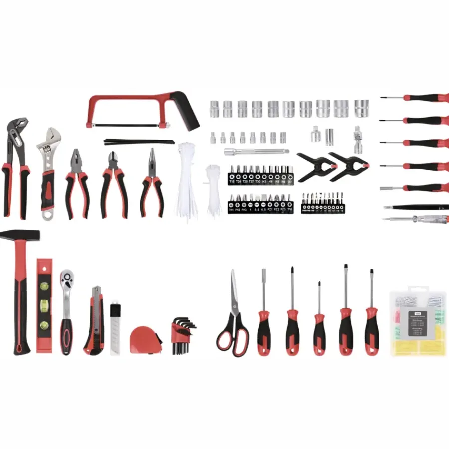 Gereedschapskoffers > Geen Gereedschapskoffer / trolley met 299-delige set handgereedschap