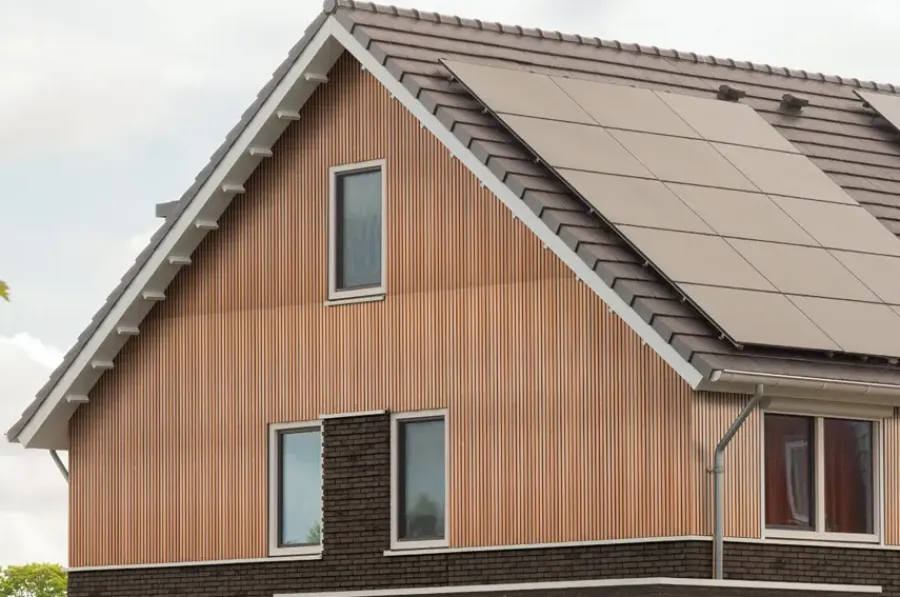 Wand- & Plafondplaten > Geen Gevelpaneel naturel 244x30cm dikte 12mm 2 stuks, 1,64m²