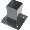 Giardino voet voor vierkante paal antraciet 60 x 60 mm