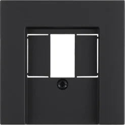 Afdekramen|Inbouw Schakelmateriaal > Gira E2 Afdekplaat USB Mat Zwart