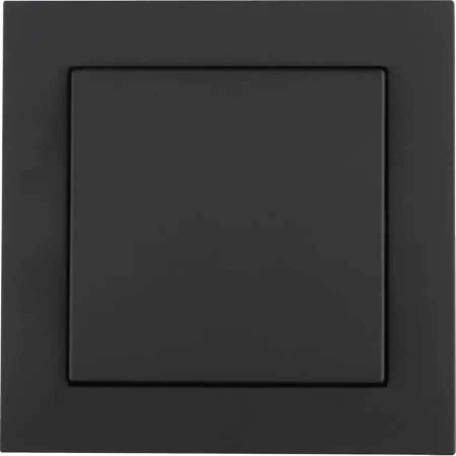 Afdekramen|Inbouw Schakelmateriaal > Gira E2 Blindplaat Mat Zwart