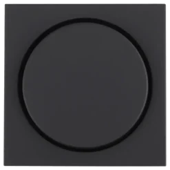 Dimmers|Inbouw Schakelmateriaal > Gira E2 Inbouw Centraalplaat Dimmer Mat Zwart