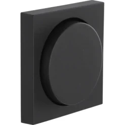 Dimmers|Inbouw Schakelmateriaal > Gira E2 Inbouw Centraalplaat Dimmer Mat Zwart