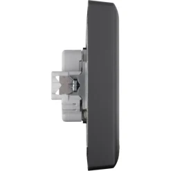 Inbouw Schakelmateriaal|Stopcontacten & Overige Contactdozen > Gira E2 Inbouw Dubbel Geaard Stopcontact Mat Zwart