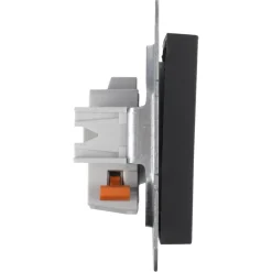 Inbouw Schakelmateriaal|Stopcontacten & Overige Contactdozen > Gira E2 Inbouw Enkel Stopcontact Mat Zwart