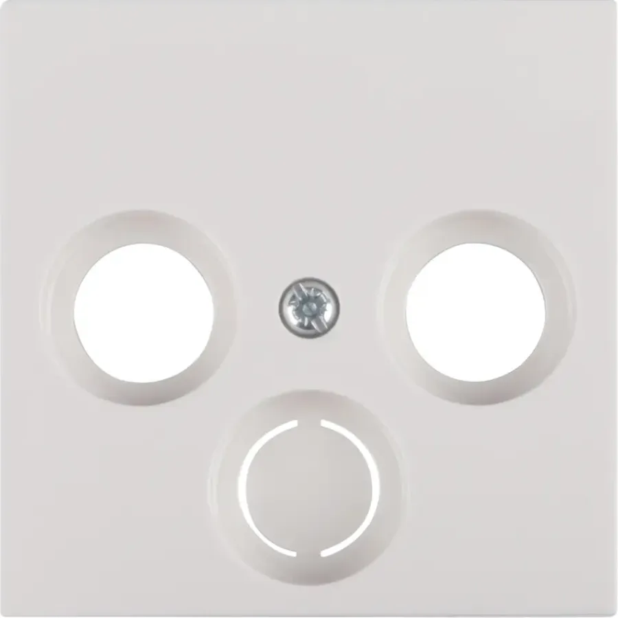Inbouw Schakelmateriaal|Opbouw Schakelmateriaal > Gira ST55 Centraalplaat Radio/TV Wit