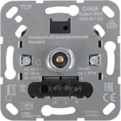 Dimmers|Inbouw Schakelmateriaal > Gira ST55 inbouw dimmer LED/gloei/halogeen