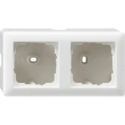 Afdekramen|Inbouw Schakelmateriaal > Gira ST55 Opbouwraam 2-voudig Wit