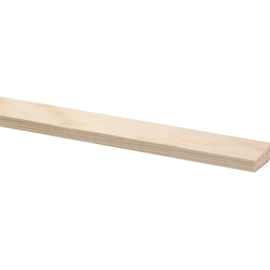 Houtenprofielen|Overgangsprofielen > Geen Glaslat grenen 13x28 mm lengte 270 cm