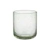 Glas met groene gloed