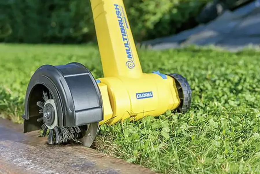 Elektrisch Tuingereedschap Accessoires > Gloria Cut & Brush 2-in-1 graskantensnijder opzetstuk voor de onkruidborstel