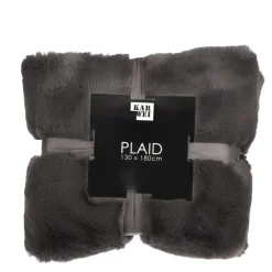 Gosse plaid antraciet - l180xb130cm