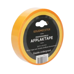 Afplaktape > Goudmeester professionele schilderstape gladde ondergrond 50 m x 25 mm