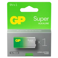 Batterijen > GP Batterij Alkaline super 9V