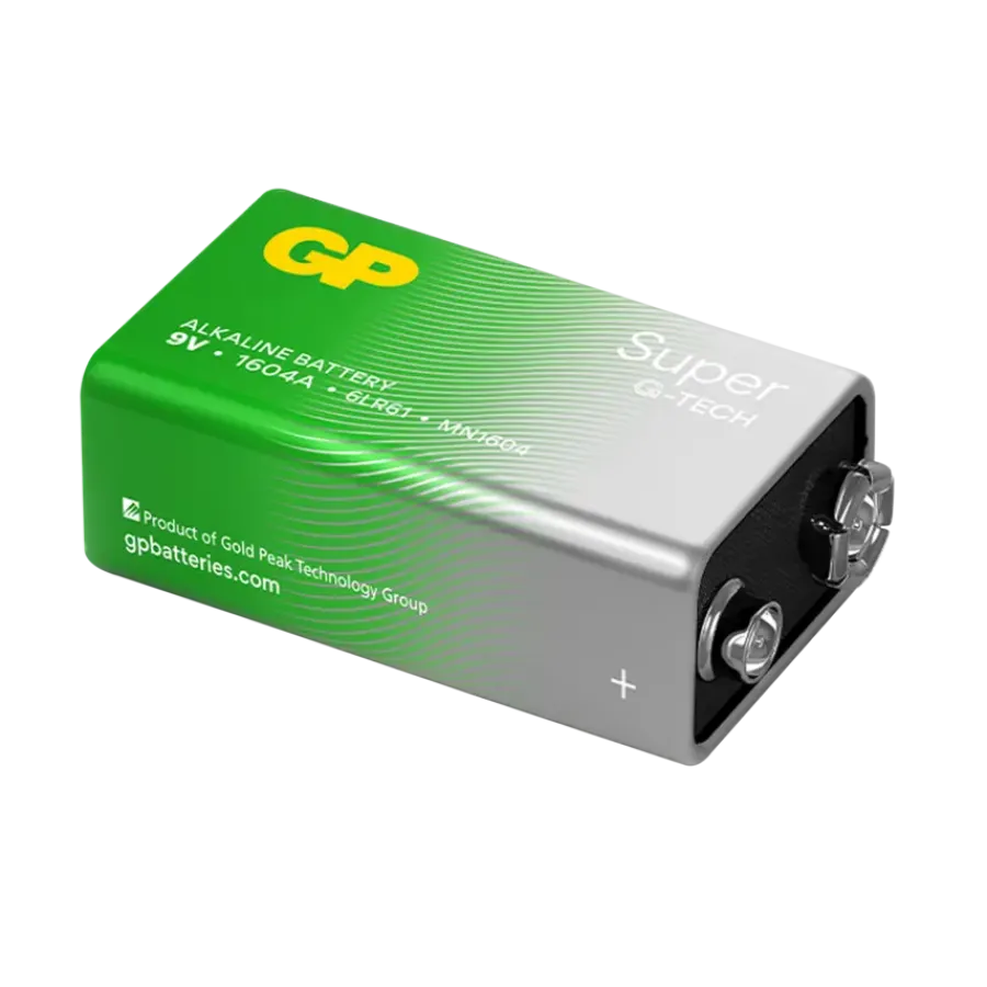 Batterijen > GP Batterij Alkaline super 9V
