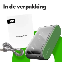 Batterijladers > GP Batterijlader B631 Universeel
