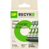 Batterijladers > GP Batterijlader 411 + 4x oplaadbare batterijen AAA 850mAh ReCyko + Micro USB-lader