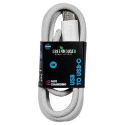 Batterijladers|Computeraccessoires > Geen Green Mouse kabel USB-A naar USB-C data woven 1 meter