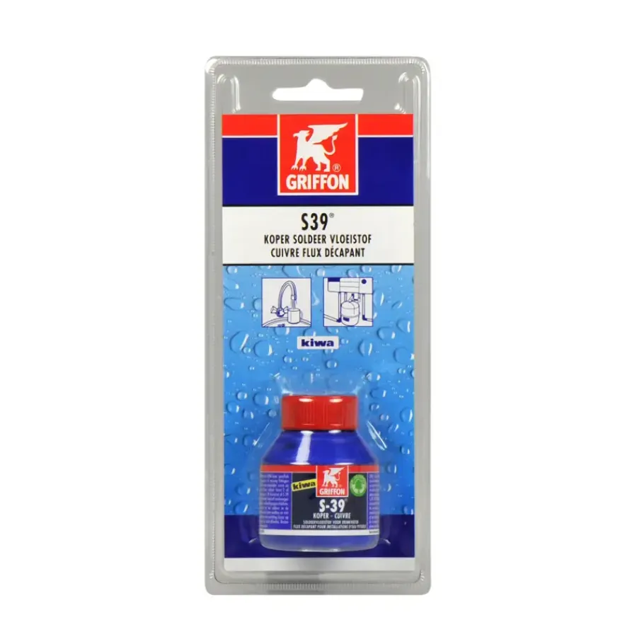 Toebehoren En Benodigdheden|Soldeer- En Lasaccessoires > Griffon S-39 Koper Soldeervloeistof 80ml KIWA
