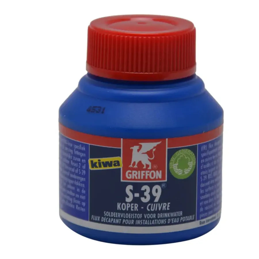 Toebehoren En Benodigdheden|Soldeer- En Lasaccessoires > Griffon S-39 Koper Soldeervloeistof 80ml KIWA