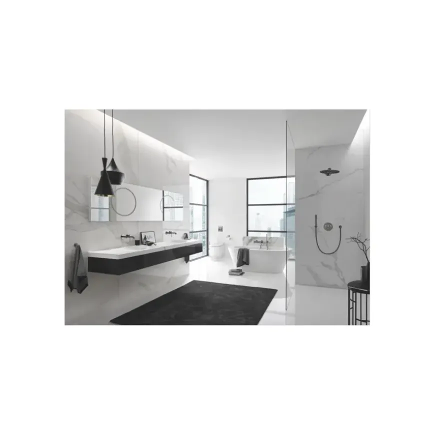 Grohe Colours Bedieningspaneel Skate Cosmopolitan Grafiet Kunststof