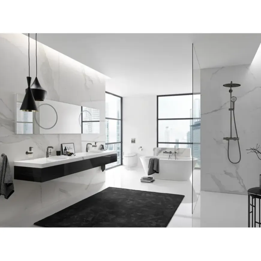 Grohe Colours Bedieningspaneel Skate Cosmopolitan Grafiet Kunststof