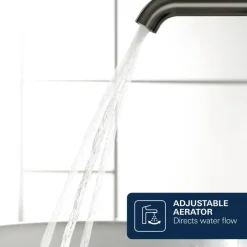 Grohe Colours wastafel inbouwkraan Essence New L 2-gats grafiet