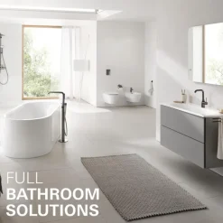 Grohe Colours wastafel inbouwkraan Essence New M 2-gats grafiet