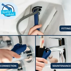 Grohe Dice wastafelmengkraan S-Size Push open Mat Zwart