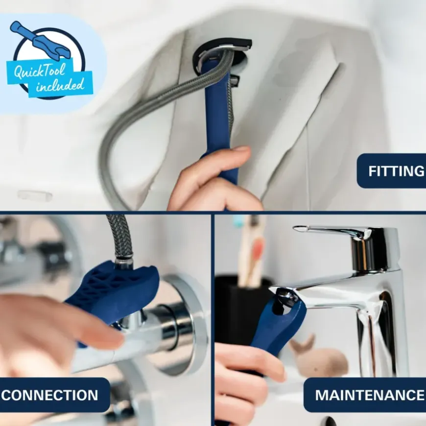 Grohe Dice wastafelmengkraan S-Size Push open Mat Zwart