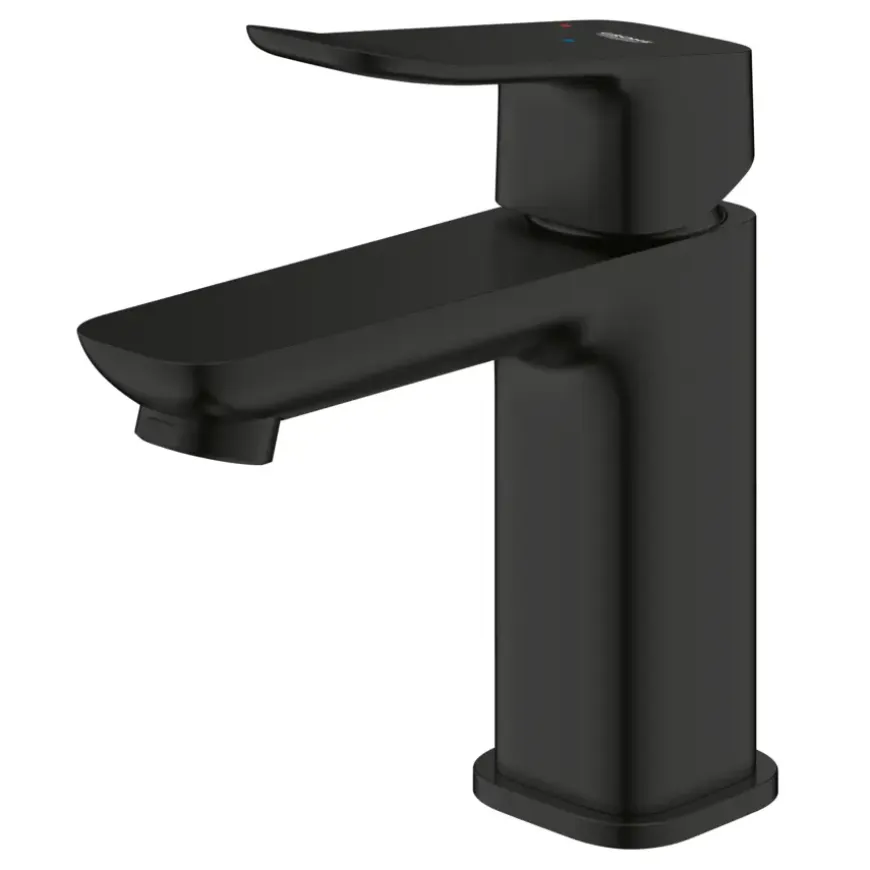 Grohe Dice wastafelmengkraan S-Size Push open Mat Zwart