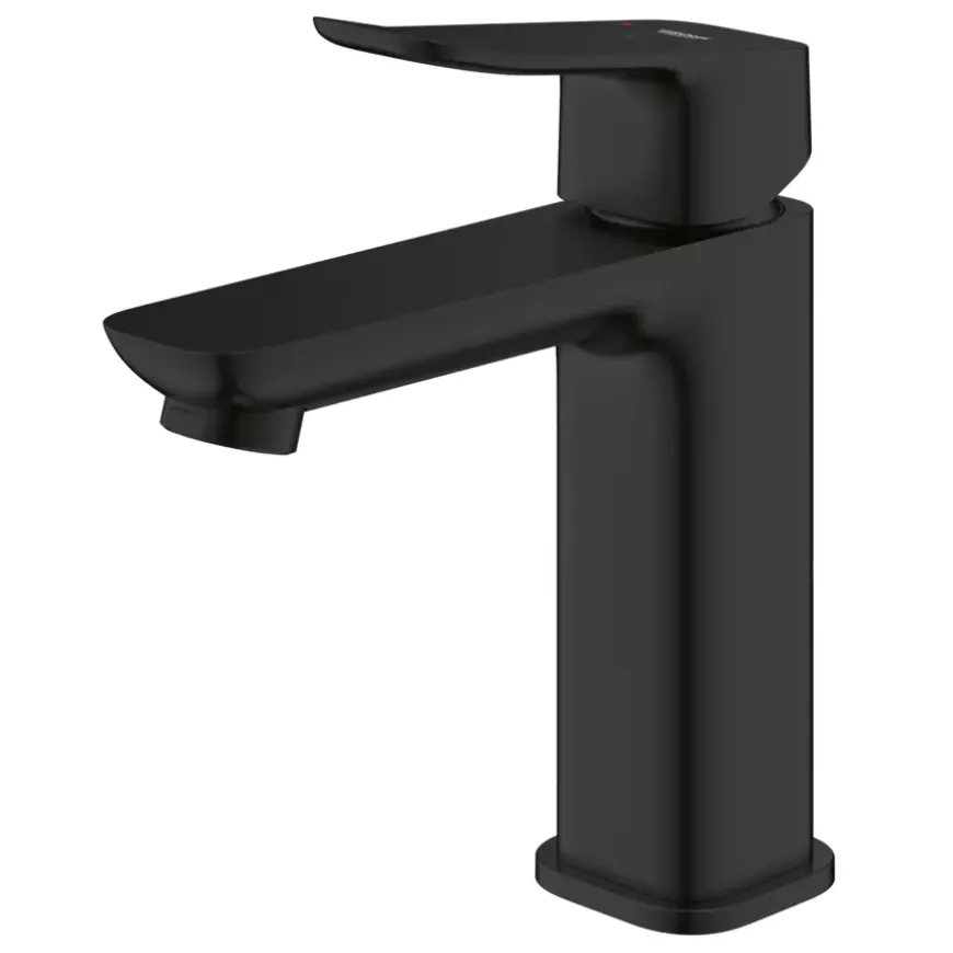 Grohe Dice wastafelmengkraan M-Size Push open Mat Zwart