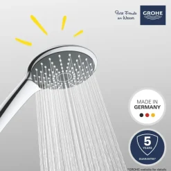 Grohe douchekop Quickfix Vitalio Joy handdouche 2 standen ø 11 cm chroom
