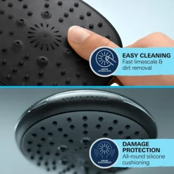 Grohe douchekop Quickfix Vitalio Comfort handdouche waterbesparend 3 standen ø 10 cm chroom