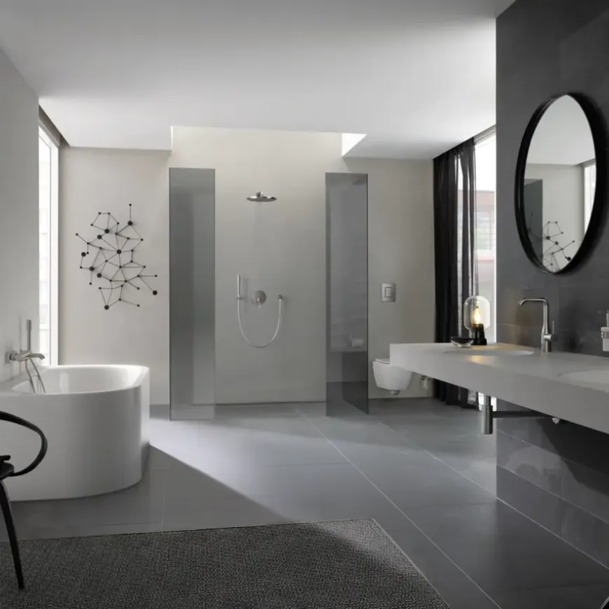 Grohe douchekop Rainshower Cosmopolitan hoofddouche 1 stand ø 31 cm supersteel