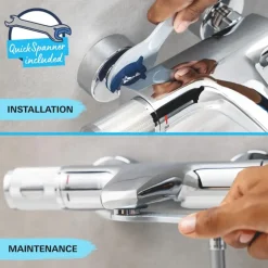 Grohe douchekraan Quickfix Swift chroom 15 cm