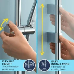 Grohe doucheset Quickfix Vitalio Start 110 - 1 stand chroom