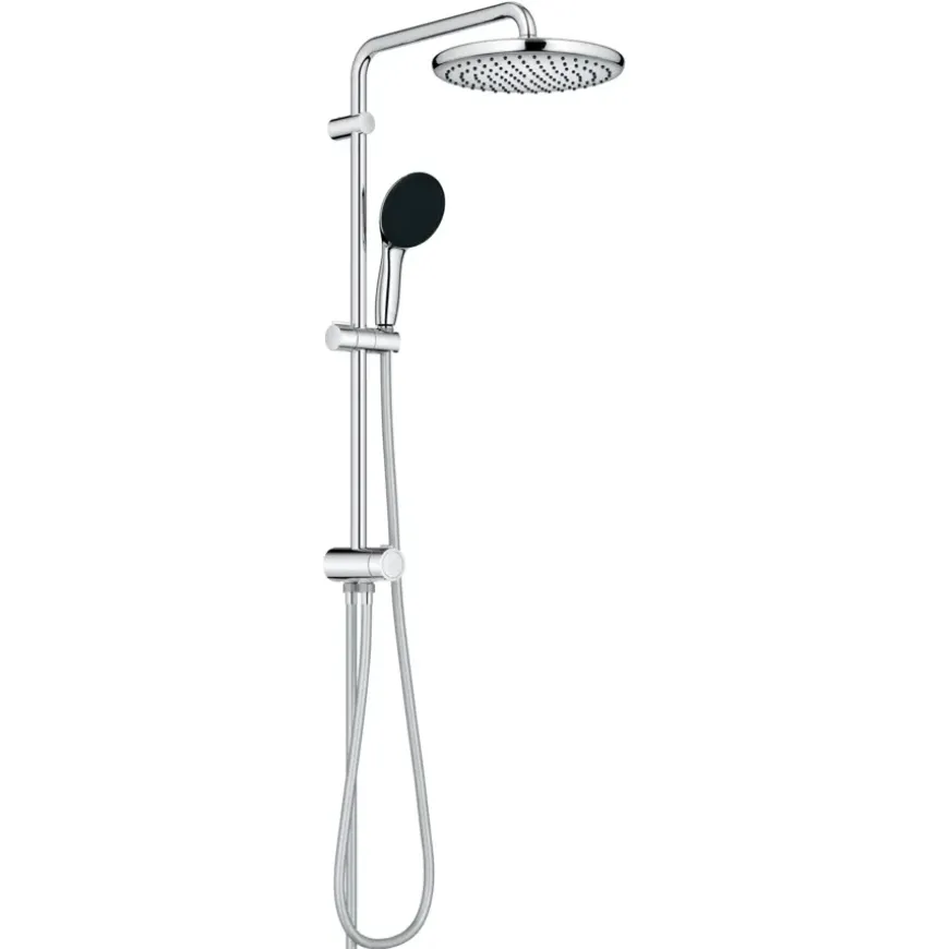 Grohe Douchesysteem Vitalio Start 250 met omstelling Rond, Max. 8,0L/M Bij 3 Bar Chroom - hartafstand kraan 15 cm