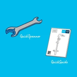 Grohe Douchesysteem Vitalio Comfort 250 met thermostaatkraan, Max. 8,0L/M Bij 3 Bar - Chroom - hartafstand kraan 15 cm