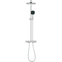 Grohe Douchesysteem Vitalio Comfort 250 met thermostaatkraan, Max. 8,0L/M Bij 3 Bar - Chroom - hartafstand kraan 15 cm