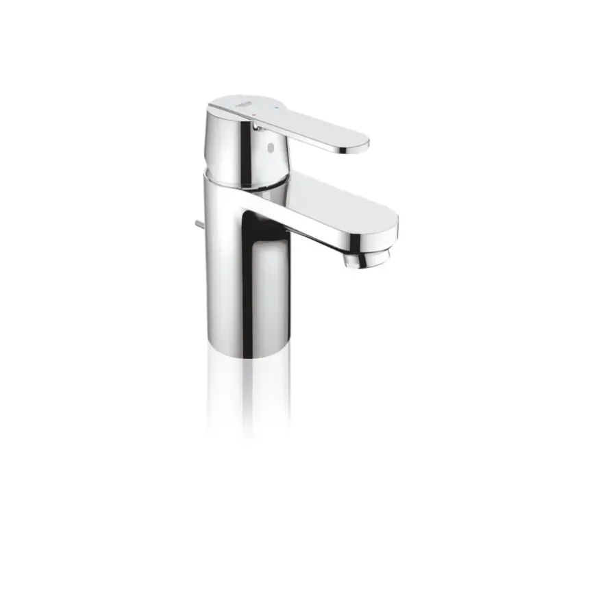 Grohe Get éénhendel wastafelkraan met lage uitloop en waste chroom