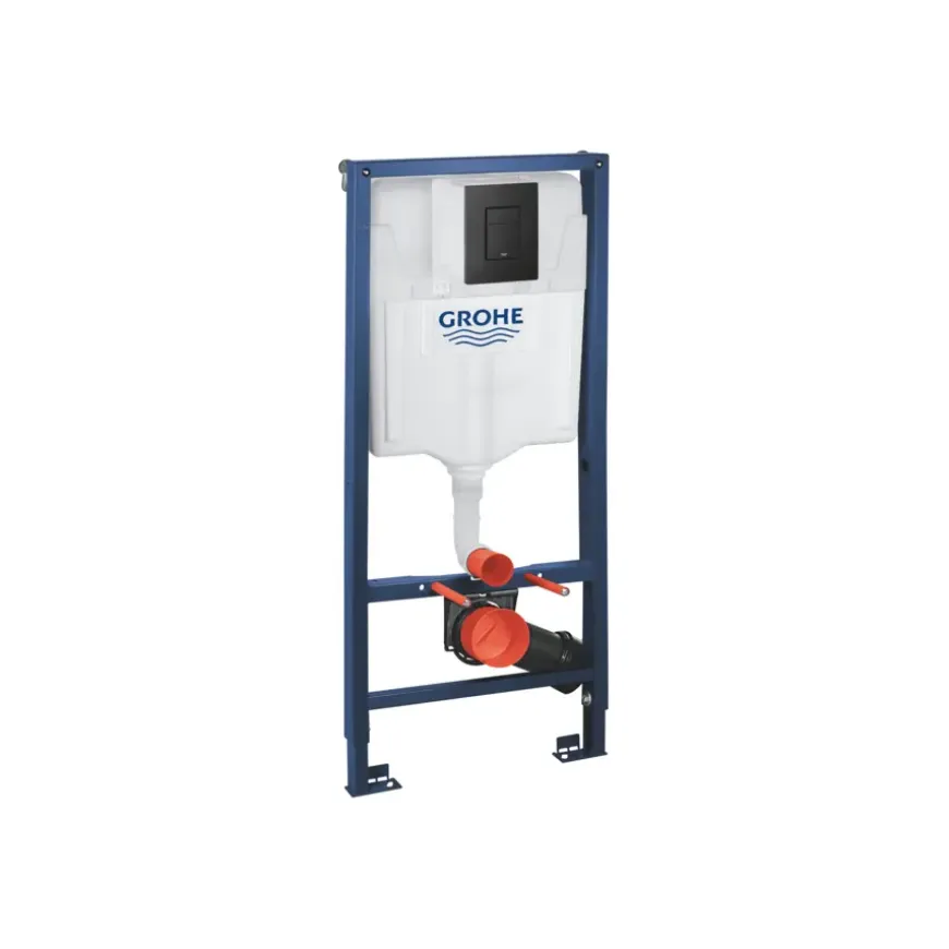 Grohe inbouwreservoir Solido 3 in 1 113 cm x 50 cm x 23 cm zwart